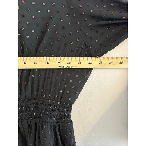 Torrid Clip Dot Blouson Long Sleeve High Neck Whimsy Fairy Goth Dress Plus Sz. 1 - Picture 11 of 11